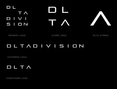 DLTA DIVISION LOGO delta division dlta edm future label logo logodesign logotype miami heat music pirulen space type typeface