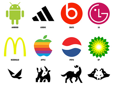 Basic logos by reshail zeeshan on Dribbble