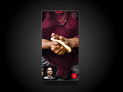 Chat Mobile App Video UI chat design device how to minimal mobile phone video