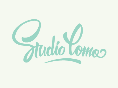 Studio Lomo - 2016 logo update identity lettering logo photography typography