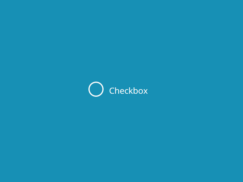 CSS Animated Checkbox animation component css html ui