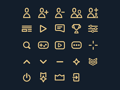 E-sport Portal Icons