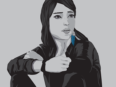 Rachel Amber - Life is Strange WIP #4 adventure character game gaming illustration life is strange pc playstation portrait poster vector xbox