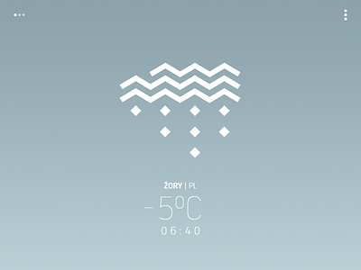 "Avant-garde" weather app - snow app clouds cold icon interface snow temperature ui ux weather