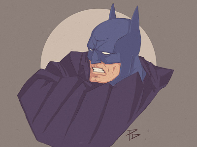 Batman batman cape character comic cowl dark knight illustration moon photoshop