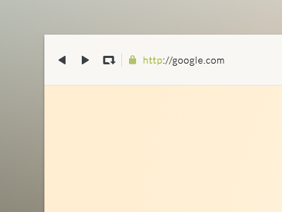 Chrome Main Controls - Revised browser chrome contrast light pale ui