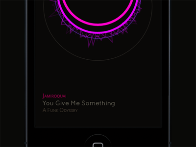 Mobile Music Player WIP (gui-less) interface mobile music music player player purple