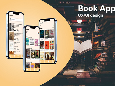 Book App UX/UI Design graphic design ui