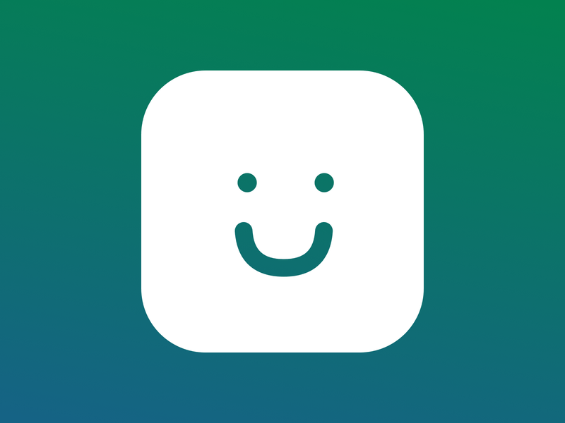 Authentication + success state animation avatar happy face icon ok smile success ui