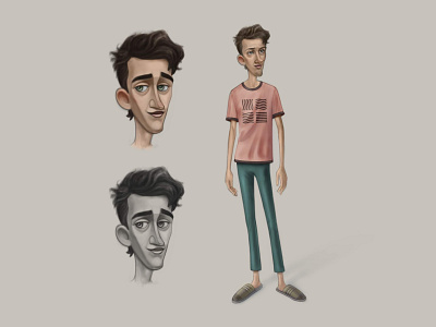 Character Design for "Alta" ad animation character design