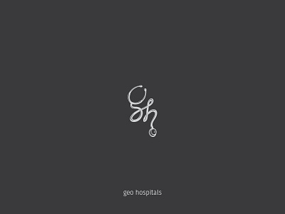 geo hospitals logo concept