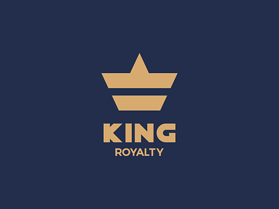 ''King Royalty'' brand design brand identity branding graphic design identity design king logo logodesign royal logo type typeface
