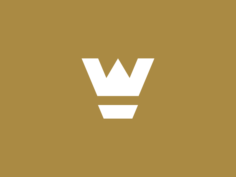 'King Of The West' - (Letter W + Crown) By David Hunt On Dribbble