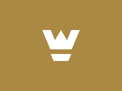 'King Of The West' - (Letter W + Crown) brand identity brand identity design branding crown graphic design king king logo logo logo design logo designer minimal