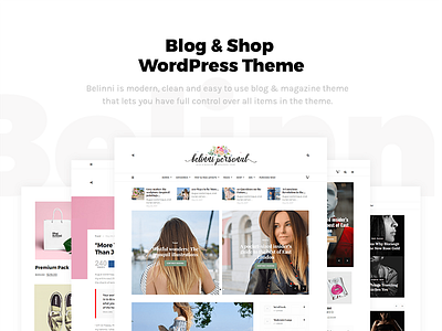 Belinni - Multi-Concept Blog / Magazine WordPress Theme