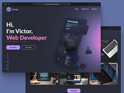 Web Developer Portfolio Design