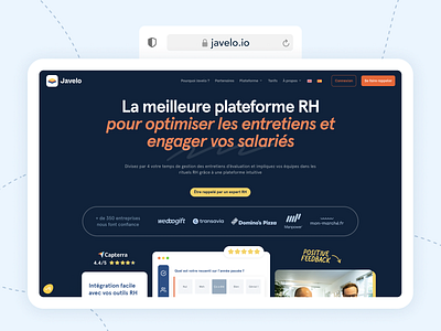 Javelo.io - Nouveau site web + update du logo