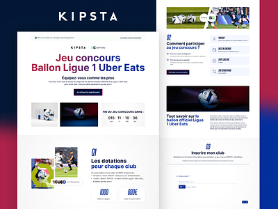 KIPSTA x SportEasy - Landing page