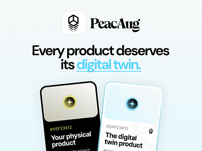 PeacAug - Digital twins branding design digital twin illustration logo logo design nft