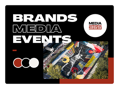 Media365 - Logo design 365 agency branding football logo logo design media365 sport sports agency