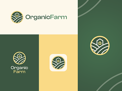 OrganicFarm - Brand design agriculture branding design farm logo logo design organic