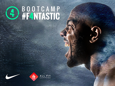 Bootcamp #F4NTASTIC bootcamp coach coaching graphic design gym nike nike training ntc sport trainer training