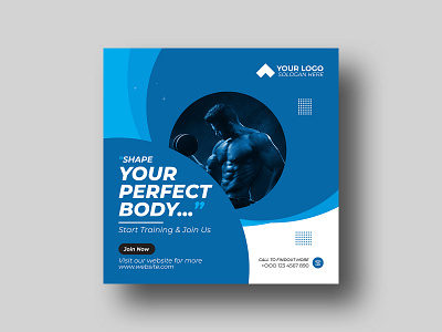 Gym social Media post design app best t shirt branding business t shirt design event t shirt graphic design gym gym banner gym social media banner gym social media post design illustration logo ui