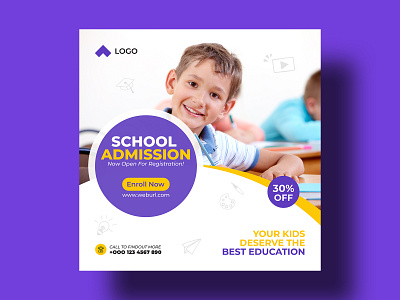 School admission social media post design app best t shirt branding business t shirt design event t shirt graphic design illustration logo ui