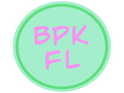 Big Pine Key Florida app big pine branding chibi design fish florida graphic design illustration keys logo pastel procreate round sticker typography