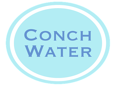 Conch Water app beer branding chibi conch design fish florida graphic design illustration kawaii keys pastel procreate typography water