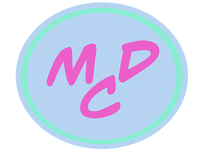 Mahi Chibi Design Round Logo