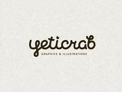 Logo Redesign YetiCrab creativemarket identity lettering logo logotype mark symbol type yeticrab