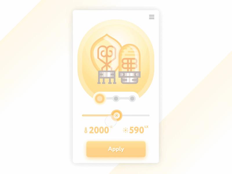Light Adjustment App Concept