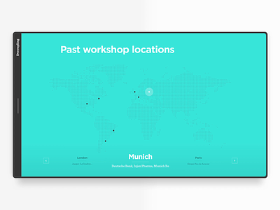 Author Website Map Microinteraction animated map animation interface locations map microinteraction places principle app transition ui ux uidesign uxdesign website