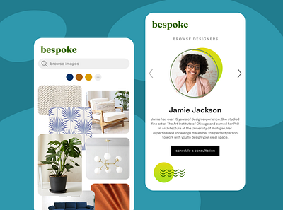 Bespoke App app branding design minimal ui ux