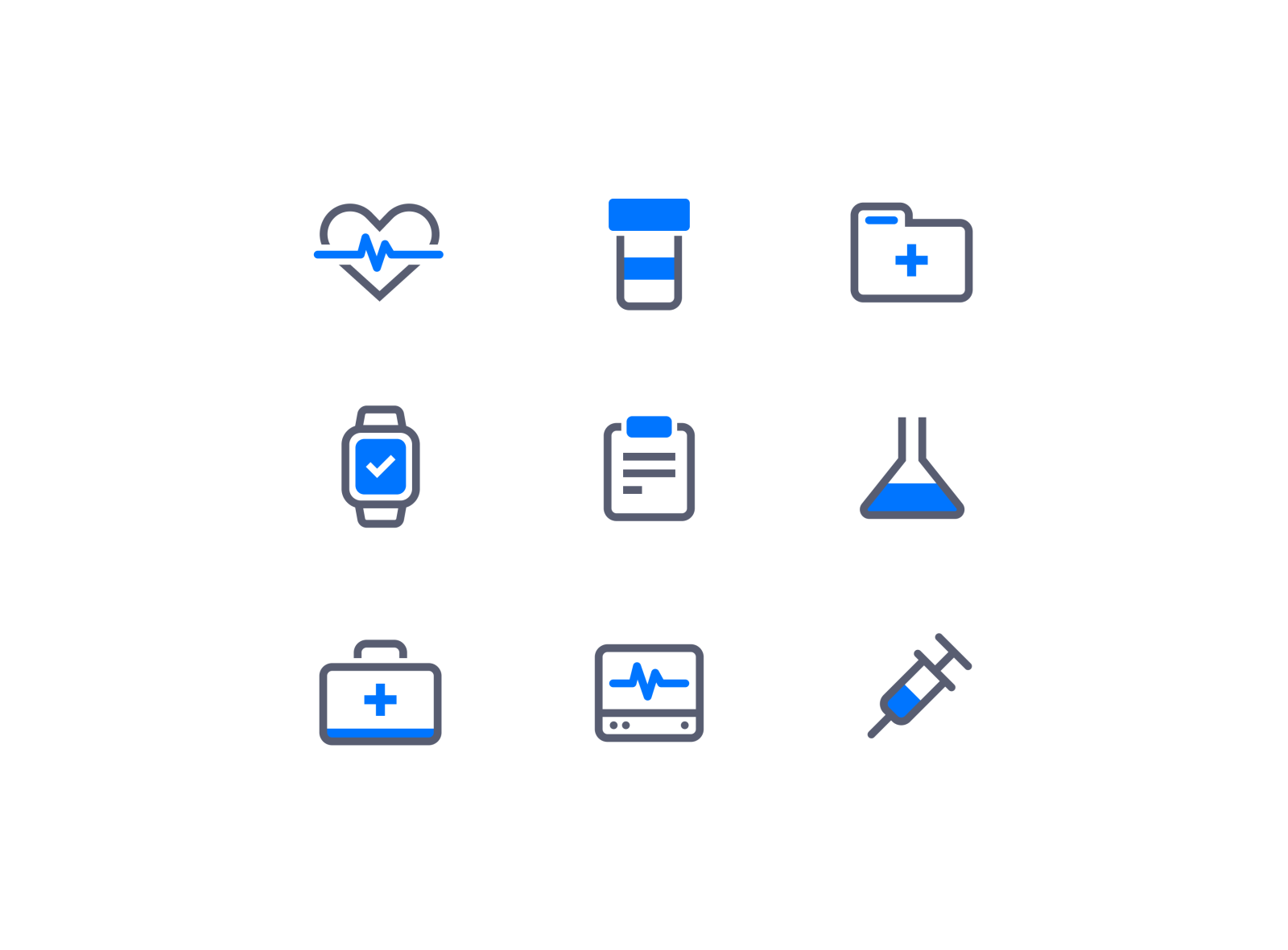 Health Icons by Codi Sasaoka on Dribbble