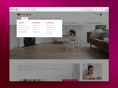 Menu flooring specialist webshop