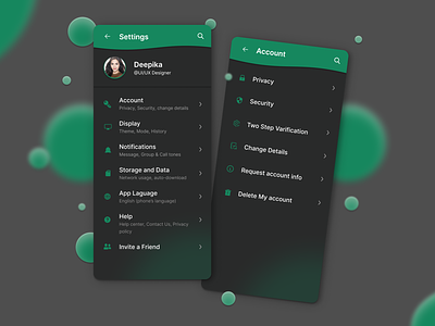 Daily UI Challenge Day 7 - Settings Page app creative design creative settings page daily ui daily ui challenge design setting page settings page ui ui challenge ui design ux