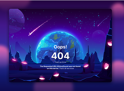Daily UI Day 8 - 404 Error Page Design. 404 error 404 error page app creative 404 creative 404 error page creative ui creative web page daily ui daily ui challenge day 8 daily ui ui ui challenge ux