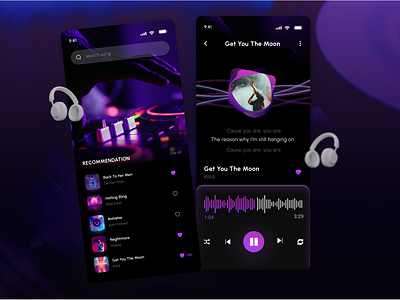 Daily UI Day 9 - Music Player Design