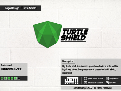 Logo Design - Turtle Shield