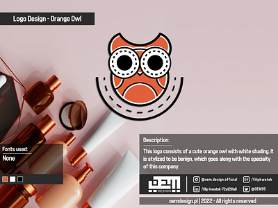 Logo Design - Orange Owl