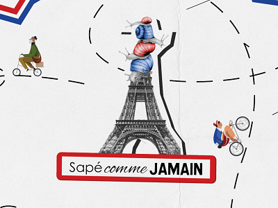 Sapé comme Jamain eiffel flyer france game paris snails