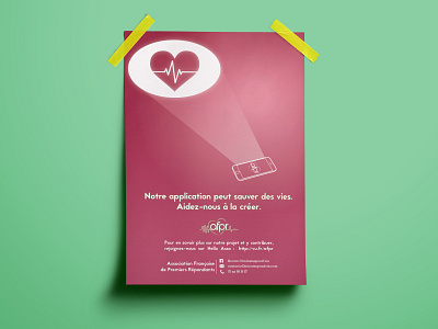 AFPR Hello Asso afpr batman first responder health heart attack mobile app poster