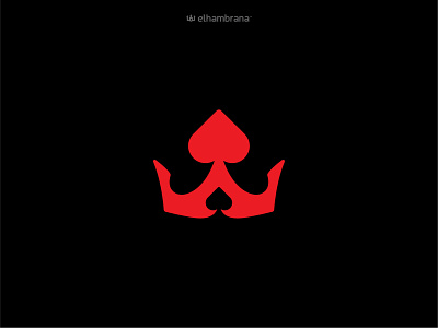 Crown Spades / King Spades crown king logo queen vegas