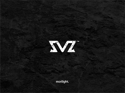 Logo Letter M Morilight brand branding font grunge identity initial letter letter m logo logogram logomark logotype morilight
