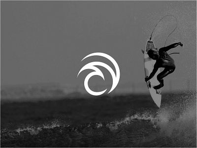 Wave Logo - Extreme Sport badge black brand brand identity branding design extreme identity logo skateboard sport surfing wave