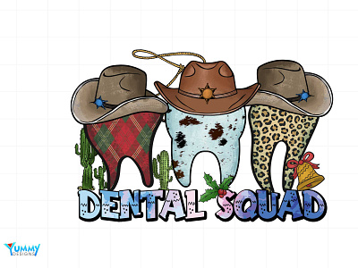 Howdy Dental Squad Sublimation, Christmas Png christmas night