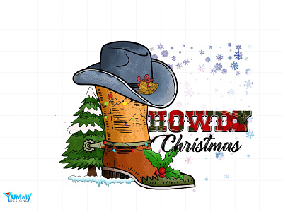 Howdy Christmas Sublimation, Christmas Png