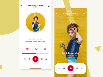 Music Player Interface consice interface music player